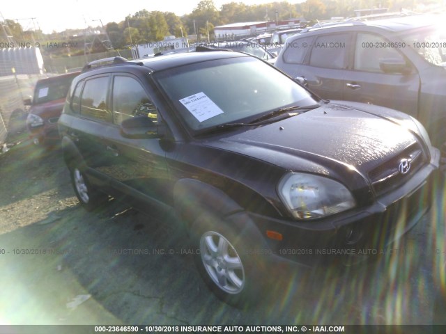 KM8JN72D35U083756 - 2005 HYUNDAI TUCSON GLS/LX BLACK photo 1