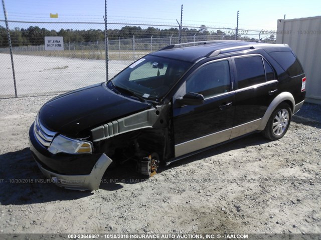 1FMDK07W78GA21738 - 2008 FORD TAURUS X EDDIE BAUER BLACK photo 2