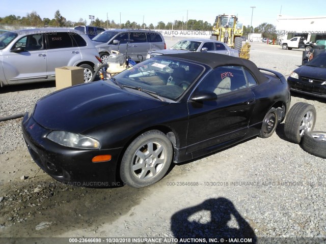 4A3AX35G2WE024140 - 1998 MITSUBISHI ECLIPSE SPYDER GS 黑色 照片 2