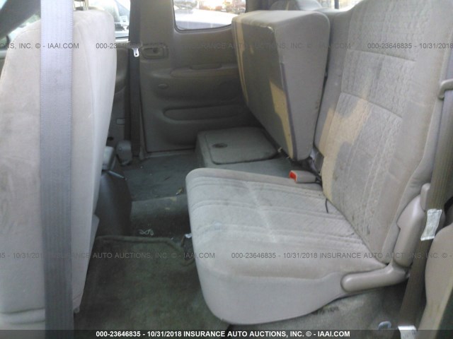 5TBRN34143S352554 - 2003 TOYOTA TUNDRA ACCESS CAB SR5 GOLD photo 8