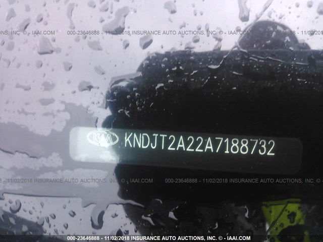 KNDJT2A22A7188732 - 2010 KIA SOUL +/!/SPORT 绿色 照片 9