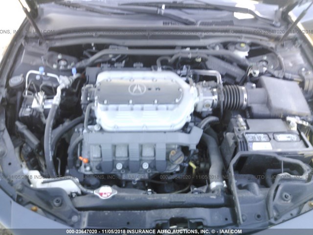 19UUA8F38EA007635 - 2014 ACURA TL SE GRAY photo 10