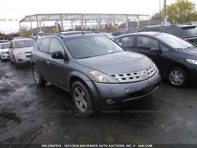 JN8AZ08W55W442221 - 2005 NISSAN MURANO SL/SE/S GRAY photo 1