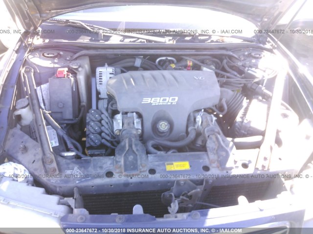 2G4WB52K0Y1117136 - 2000 BUICK REGAL LS BLUE photo 10