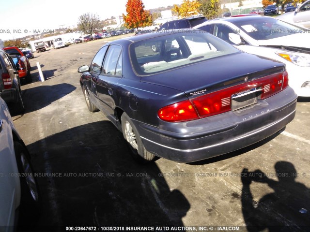 2G4WB52K0Y1117136 - 2000 BUICK REGAL LS BLUE photo 3
