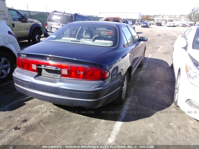 2G4WB52K0Y1117136 - 2000 BUICK REGAL LS BLUE photo 4
