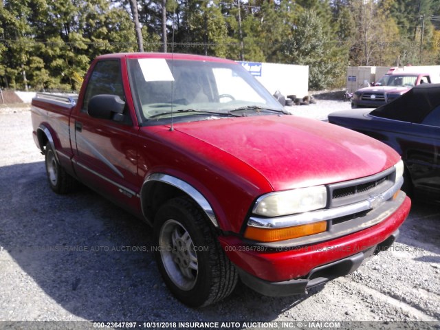 1GCCS14H438142029 - 2003 CHEVROLET S TRUCK S10 RED photo 1