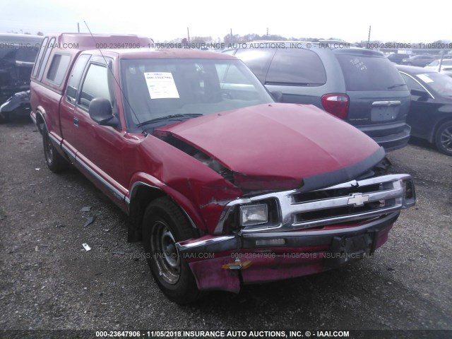 1GCCS19W4R8229686 - 1994 CHEVROLET S TRUCK S10 RED photo 1