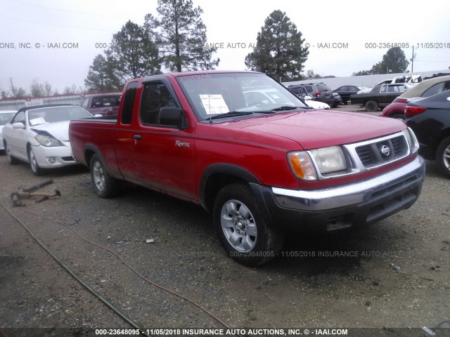 1N6DD26S3YC344780 - 2000 NISSAN FRONTIER KING CAB XE RED photo 1