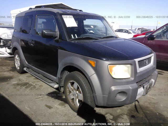 5J6YH18674L008119 - 2004 HONDA ELEMENT EX BLACK photo 1