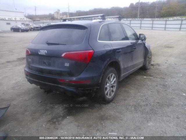 WA1LKAFP4AA005208 - 2010 AUDI Q5 PREMIUM PLUS Dark Blue photo 4