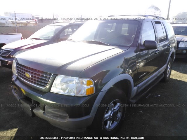 1FMZU63W82UB82939 - 2002 FORD EXPLORER XLT GREEN photo 2