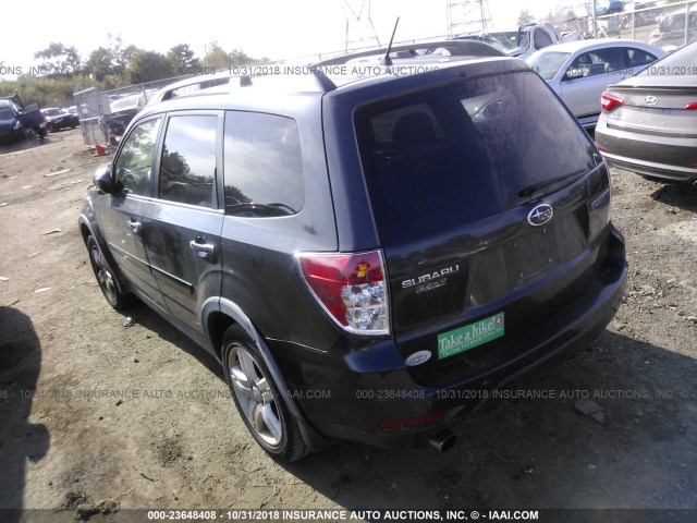 JF2SH64689H721668 - 2009 SUBARU FORESTER 2.5X LIMITED GRAY photo 3