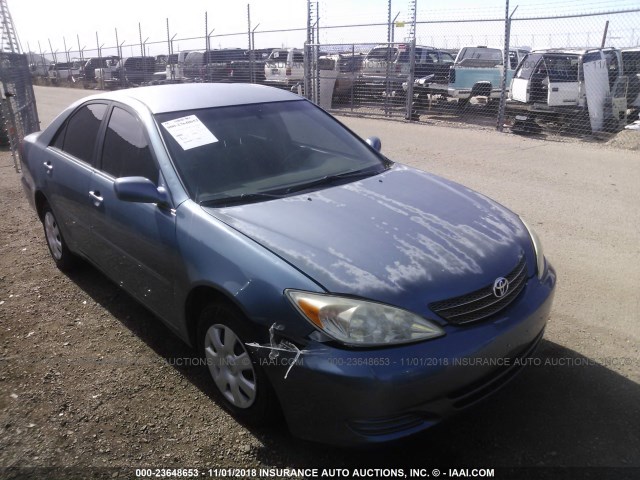 4T1BE32K54U794160 - 2004 TOYOTA CAMRY LE/XLE/SE BLUE photo 1