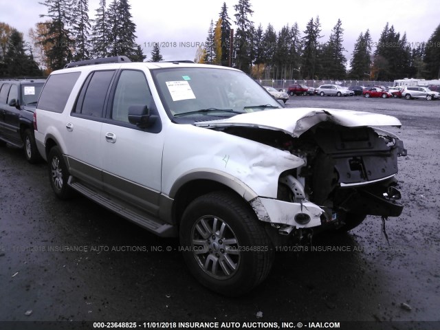 1FMJK1J56BEF15682 - 2011 FORD EXPEDITION EL XLT/EL KING RANCH WHITE photo 1