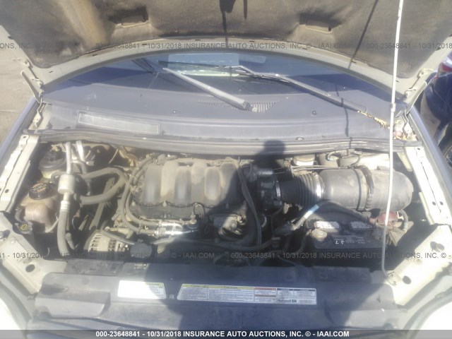 2FMZA5242XBA36214 - 1999 FORD WINDSTAR SE GRAY photo 10