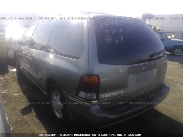 2FMZA5242XBA36214 - 1999 FORD WINDSTAR SE GRAY photo 3