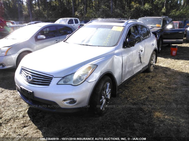 JN1AJ0HR3BM850515 - 2011 INFINITI EX35 JOURNEY SILVER photo 2