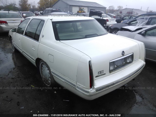 1G6KD54Y4VU231688 - 1997 CADILLAC DEVILLE WHITE photo 3