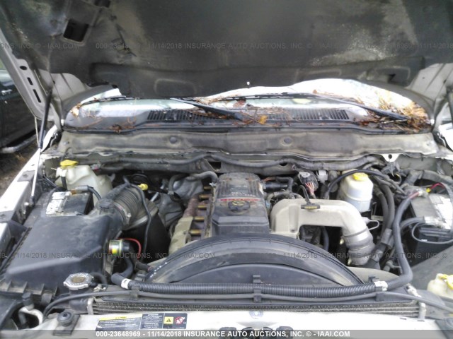 1D7KS28C66J171633 - 2006 DODGE RAM 2500 ST/SLT 银色 照片 10