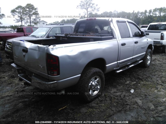 1D7KS28C66J171633 - 2006 DODGE RAM 2500 ST/SLT 银色 照片 4