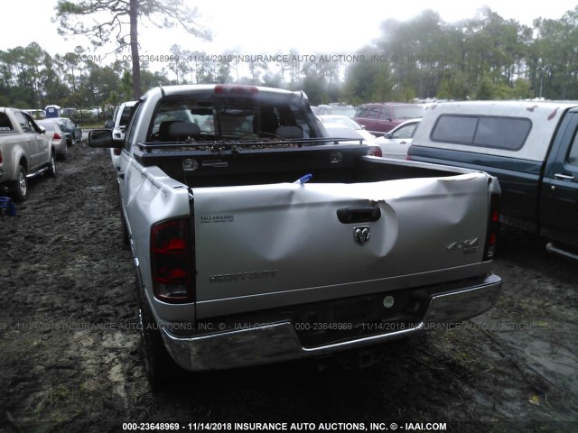 1D7KS28C66J171633 - 2006 DODGE RAM 2500 ST/SLT 银色 照片 6