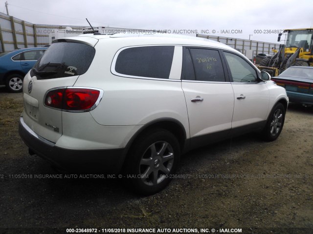 5GALVBED4AJ246830 - 2010 BUICK ENCLAVE CXL თეთრი ფოტო 4