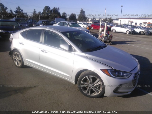 5NPD84LF2HH065691 - 2017 HYUNDAI ELANTRA SE/VALUE/LIMITED SILVER photo 1