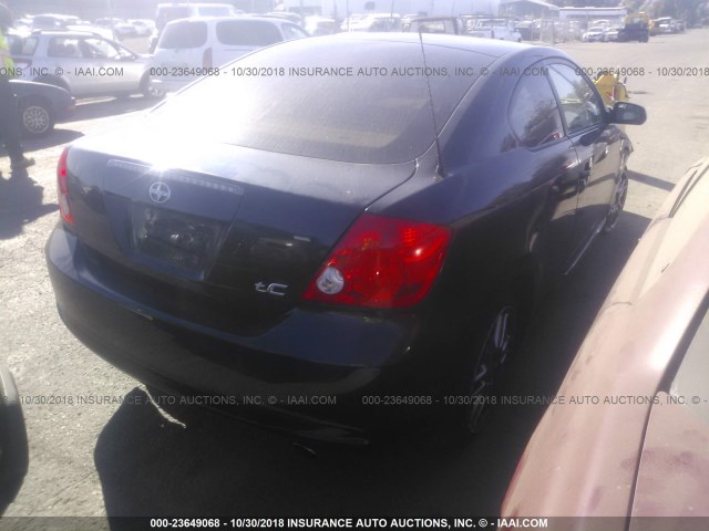 JTKDE177360100056 - 2006 TOYOTA SCION TC შავი ფოტო 4