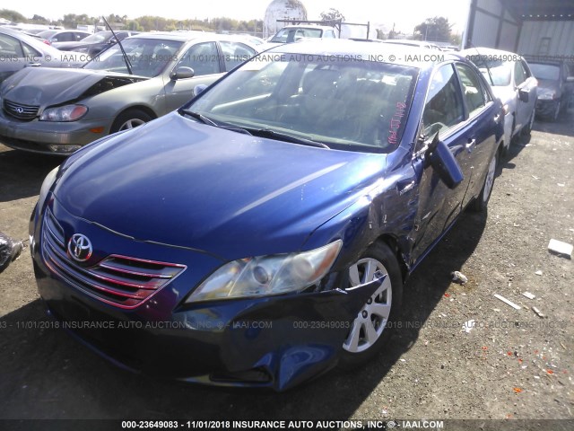 JTNBB46K573041988 - 2007 TOYOTA CAMRY NEW GENERAT HYBRID BLUE photo 2