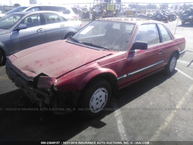 JHMBA6220HC013010 - 1987 HONDA PRELUDE 1800 RED photo 2