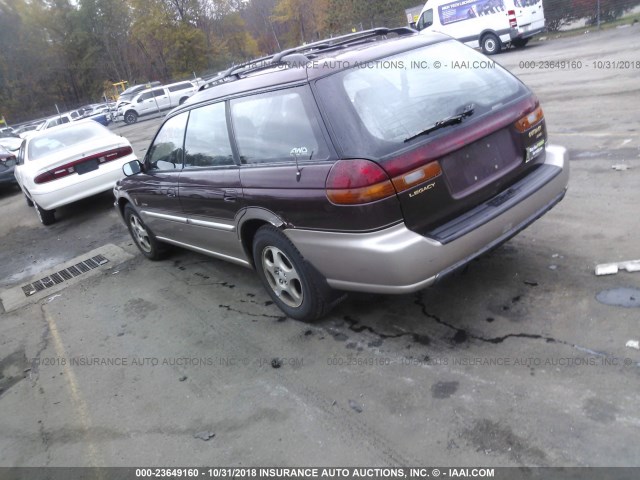 4S3BG6851X7623037 - 1999 SUBARU LEGACY OUTBACK/SSV/LIMITED/30TH PURPLE photo 3