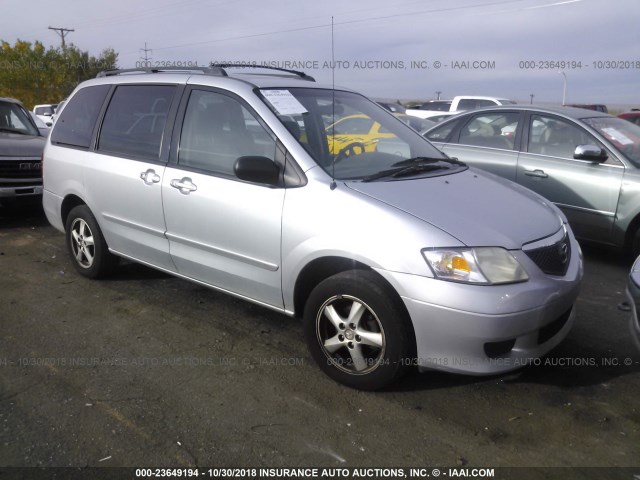 JM3LW28A230346972 - 2003 MAZDA MPV WAGON SILVER photo 1