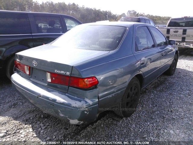 4T1BG22K51U855121 - 2001 TOYOTA CAMRY CE/LE/XLE 蓝色 照片 4