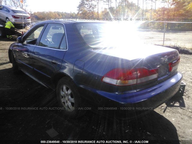 1HGCG66851A129731 - 2001 HONDA ACCORD EX BLUE photo 3