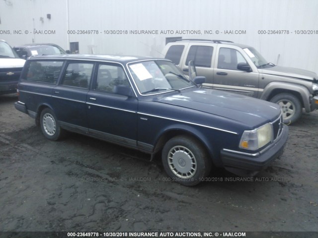 YV1AX8855H1743347 - 1987 VOLVO 245 DL/GL BLUE photo 1