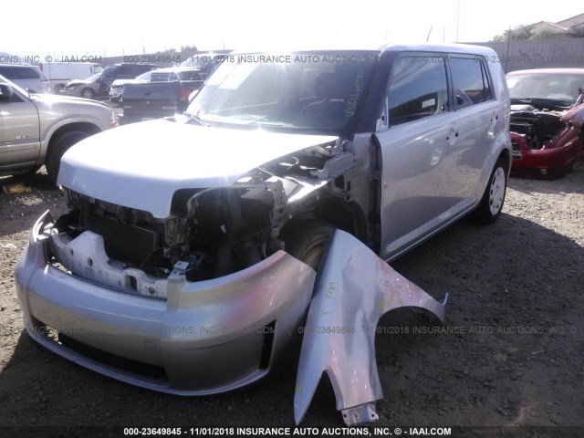 JTLKE50E881051243 - 2008 TOYOTA SCION XB Gümüş foto 2