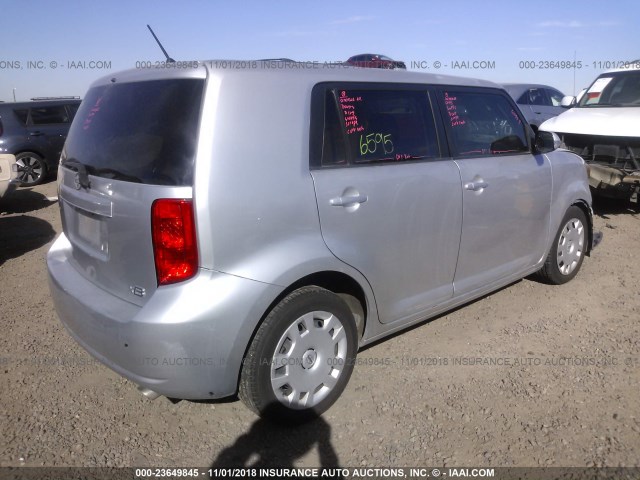 JTLKE50E881051243 - 2008 TOYOTA SCION XB Gümüş foto 4