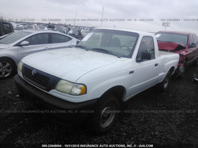 4F4YR12C8XTM14763 - 1999 MAZDA B2500 WHITE photo 2