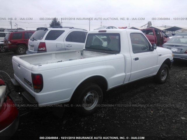 4F4YR12C8XTM14763 - 1999 MAZDA B2500 WHITE photo 4