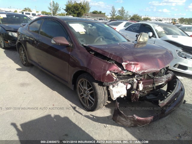 JTKDE177170175758 - 2007 TOYOTA SCION TC 栗色 照片 1