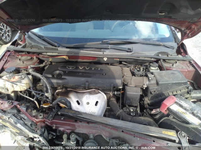 JTKDE177170175758 - 2007 TOYOTA SCION TC 栗色 照片 10