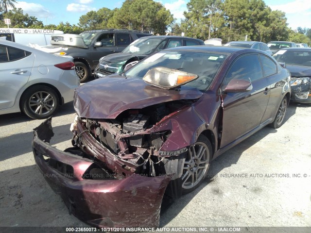 JTKDE177170175758 - 2007 TOYOTA SCION TC 栗色 照片 2
