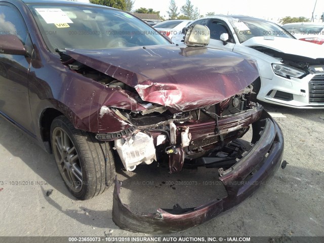 JTKDE177170175758 - 2007 TOYOTA SCION TC 栗色 照片 6