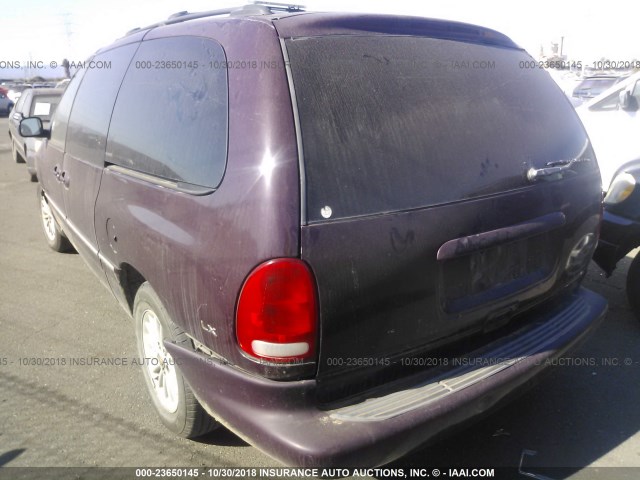 1C4GP54L3XB560153 - 1999 CHRYSLER TOWN & COUNTRY LX/LXI BURGUNDY photo 3