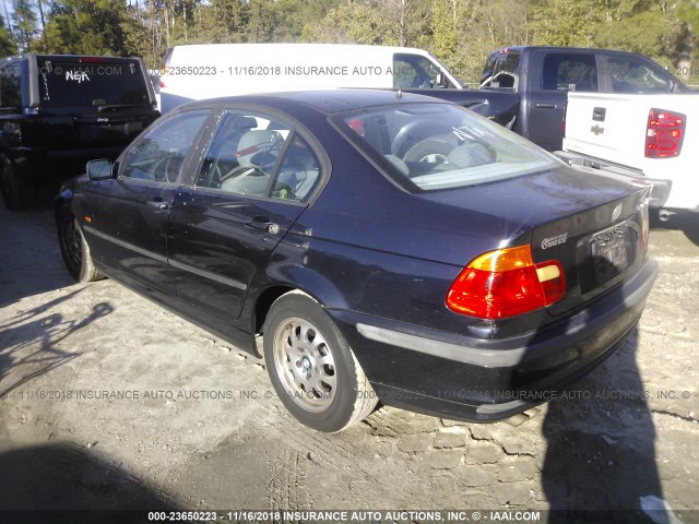 WBAAM333XXFP50283 - 1999 BMW 323 I AUTOMATIC BLUE photo 3