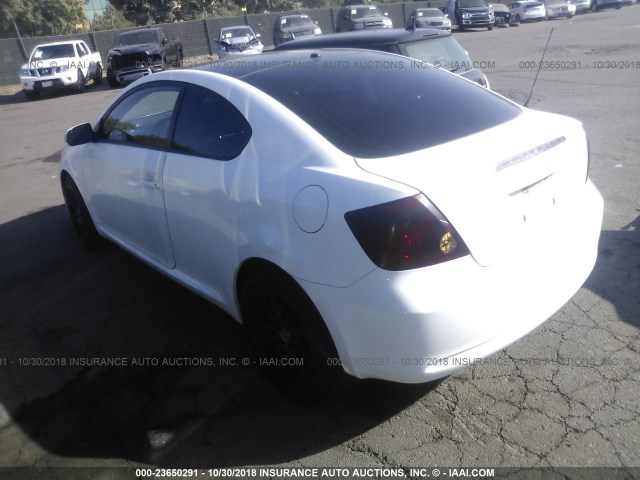 JTKDE177560138730 - 2006 TOYOTA SCION TC 白色 照片 3