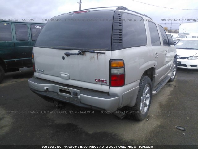 1GKEK63U05J194908 - 2005 GMC YUKON DENALI TAN photo 4