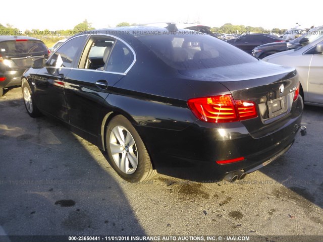 WBAXH5C5XCDW02362 - 2012 BMW 528 XI BLACK photo 3