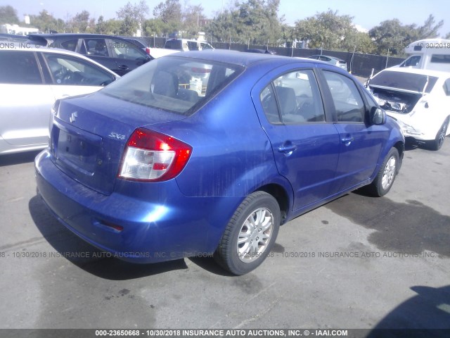 JS2YC5A37D6101870 - 2013 SUZUKI SX4 LE BLUE photo 4